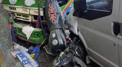धादिङमा सवारी दुर्घटना हुँदा १७ जना घाइते