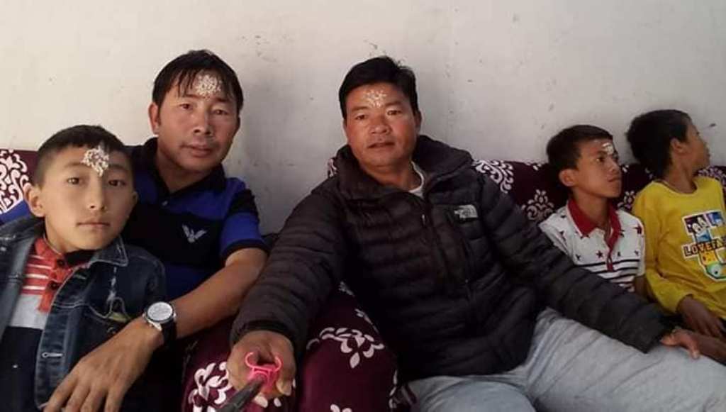 लिम्बु समुदाय दशैं टीका