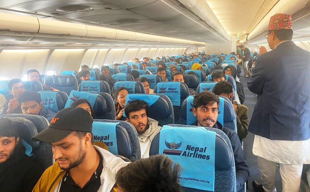 नेपालीलाई उद्धार गर्न इजरायल गएको विमान आज राति १ः३० बजे आइपुग्ने