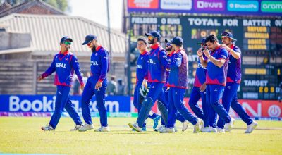 नेपाल भारतसँग २३ रनले पराजित