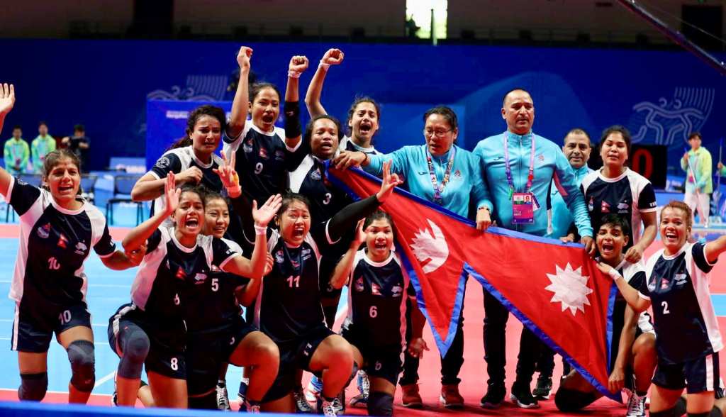 नेपाली महिला कबड्डी टीम