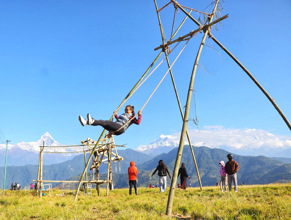 चाडपर्वको बेला गाउँमा नै रमाइलो