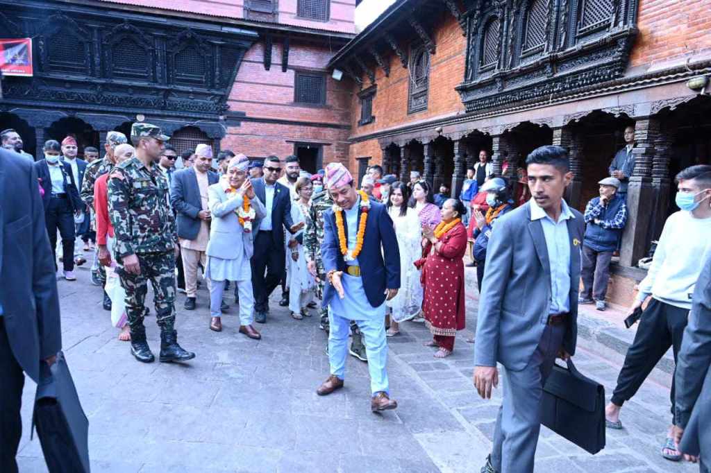 राष्ट्रपति पौडेलद्वारा विभिन्न शक्तिपीठको दर्शन