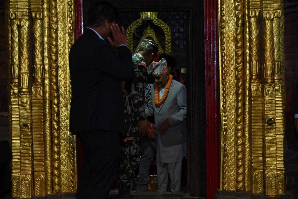 राष्ट्रपति पौडेलद्वारा विभिन्न शक्तिपीठको दर्शन