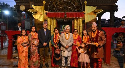 राष्ट्रपति पौडेलद्वारा विभिन्न शक्तिपीठको दर्शन