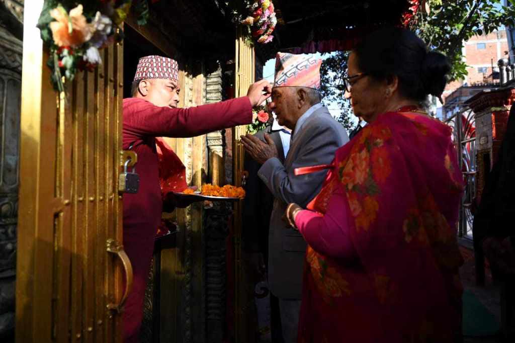 राष्ट्रपति पौडेलद्वारा विभिन्न शक्तिपीठको दर्शन