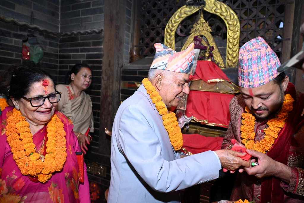 राष्ट्रपति पौडेलद्वारा विभिन्न शक्तिपीठको दर्शन