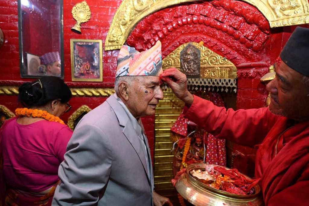 राष्ट्रपति पौडेलद्वारा विभिन्न शक्तिपीठको दर्शन