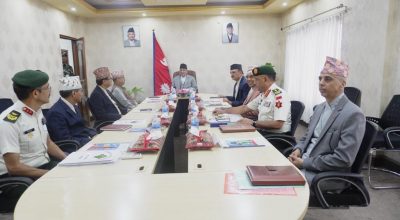 राष्ट्रिय सुरक्षा परिषद् बैठक