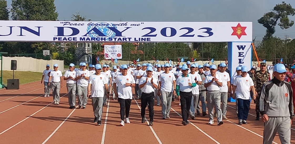 संयुक्त राष्ट्रसङ्घ स्थापना दिवसमा शान्ति पदयात्रा