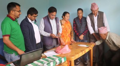 रामपुरमा गाउँबस्तीबाटै सामाजिक भत्ता वितरण