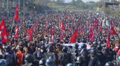 नागरिक बचाऔँ अभियानको प्रदर्शन