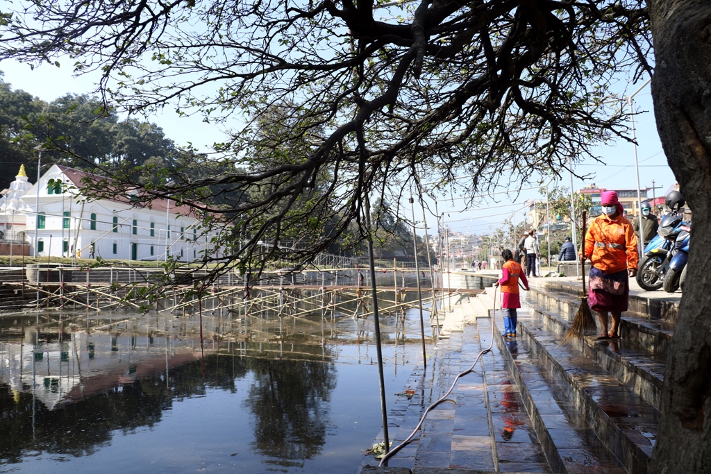 गौरीघाट छठको तयारी