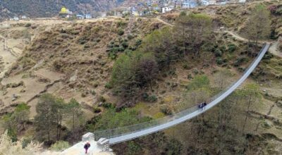 झोलुङ्गे पुल निर्माण