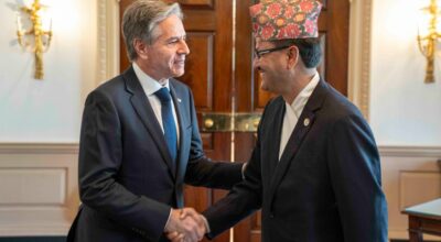 नारायणप्रकाश साउद र एन्टोनी ब्लिङ्केन