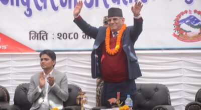 प्रधानमन्त्री प्रचण्डद्वारा आँबुखैरेनीमा अस्पतालको उद्घाटन