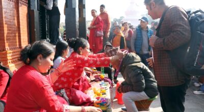 बालगोपालेश्वर मन्दिरमा भाइटीका