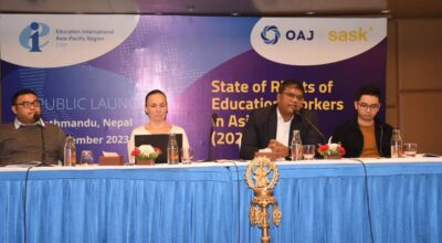 एसियाका शिक्षकको श्रमको सम्मान निराशाजनक