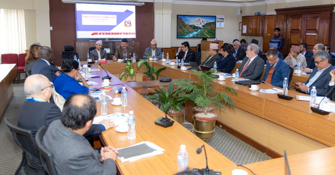 लगानी सम्मेलनबारे विकास साझेदारसँग छलफल