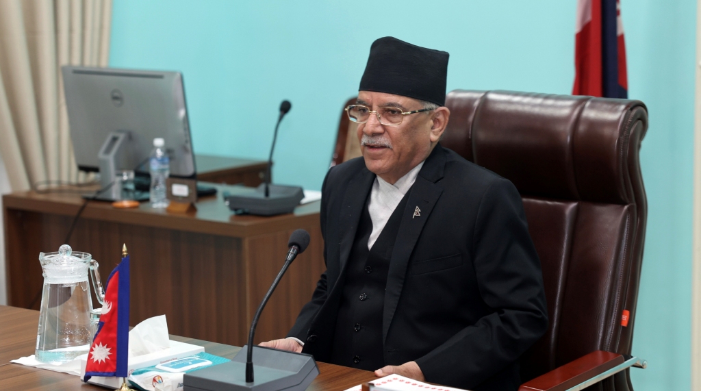 प्रधानमन्त्री प्रचण्ड सिंहदरवार मन्त्रिपरिषद बैठकमा