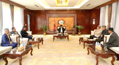 मुख्यमन्त्रीहरुसँग प्रधानमन्त्री