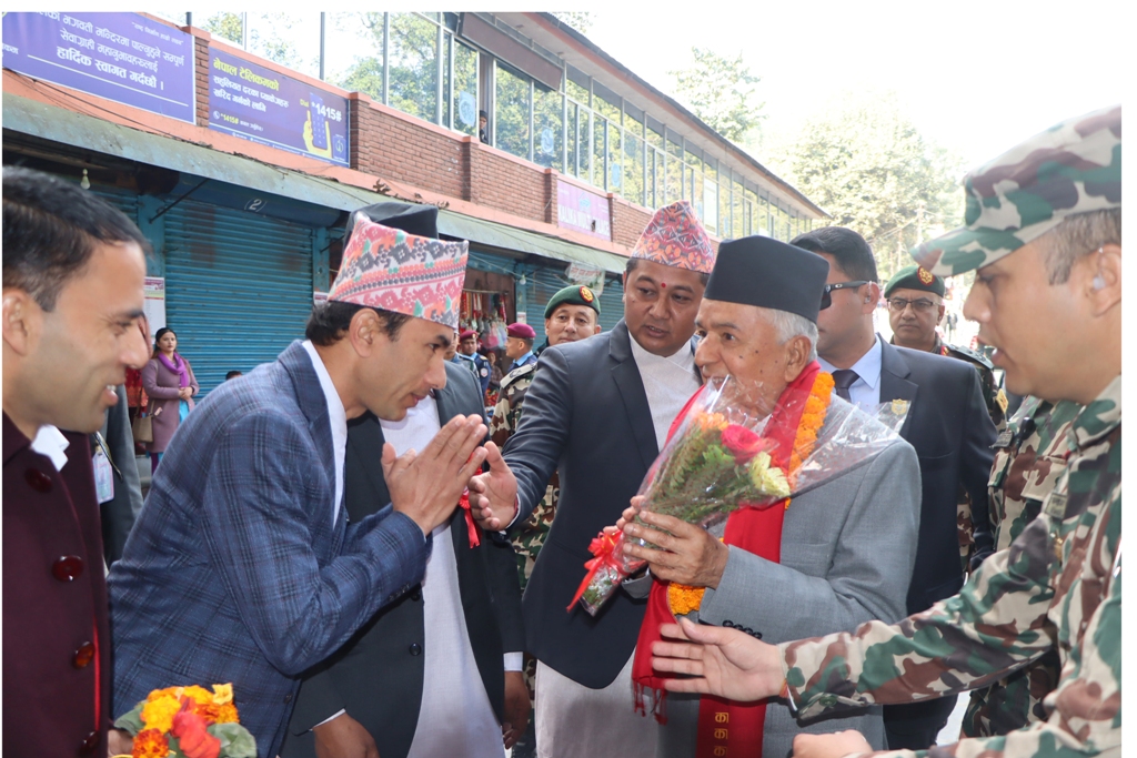 राष्ट्रपति रामचन्द्र पौडेल बागलुङमा