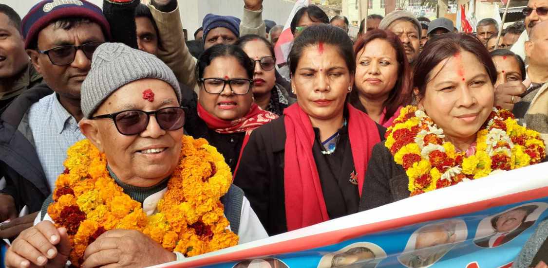 आनन्दप्रसाद ढुंगाना र पूजा चौधरी