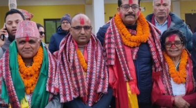 चारै जना उम्मेदवार निर्वाचित
