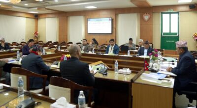 गृहमन्त्री नारायणकाजी श्रेष्ठ प्रदेश गृहमन्त्रीहरुसंग