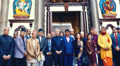 भारतीय विदेशमन्त्री जयशङ्करद्वारा पशुपतिनाथ मन्दिरमा पूजा