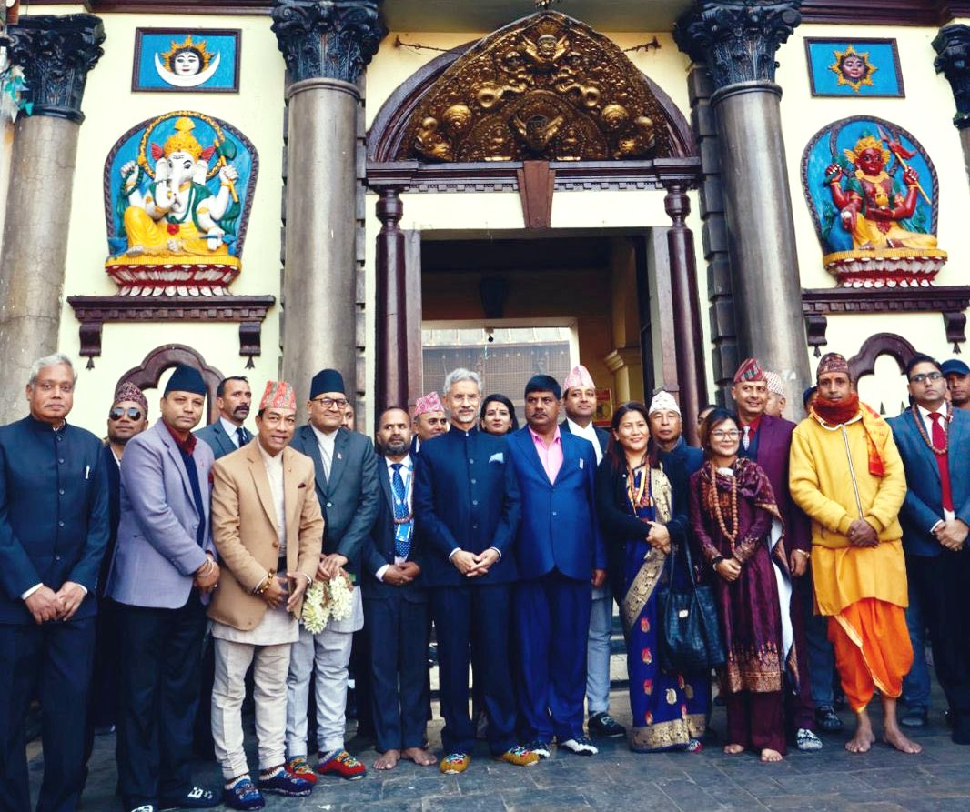 भारतीय विदेशमन्त्री जयशङ्करद्वारा पशुपतिनाथ मन्दिरमा पूजा