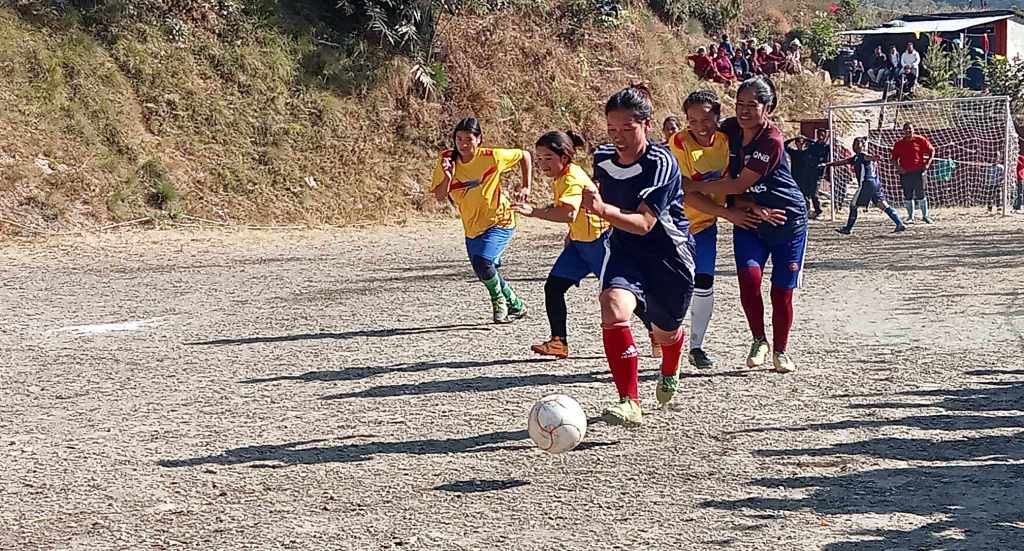 पश्चिम म्याग्दीका महिला फुटबलप्रति आकर्षित