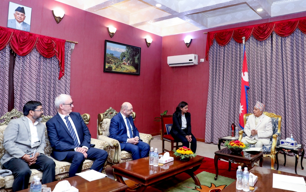 रामचन्द्र पौडेल र डा. मार्टिन सुल्ज