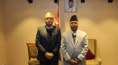 उपराष्ट्रपति यादव र भारतीय राजदूतवीच भेटवार्ता