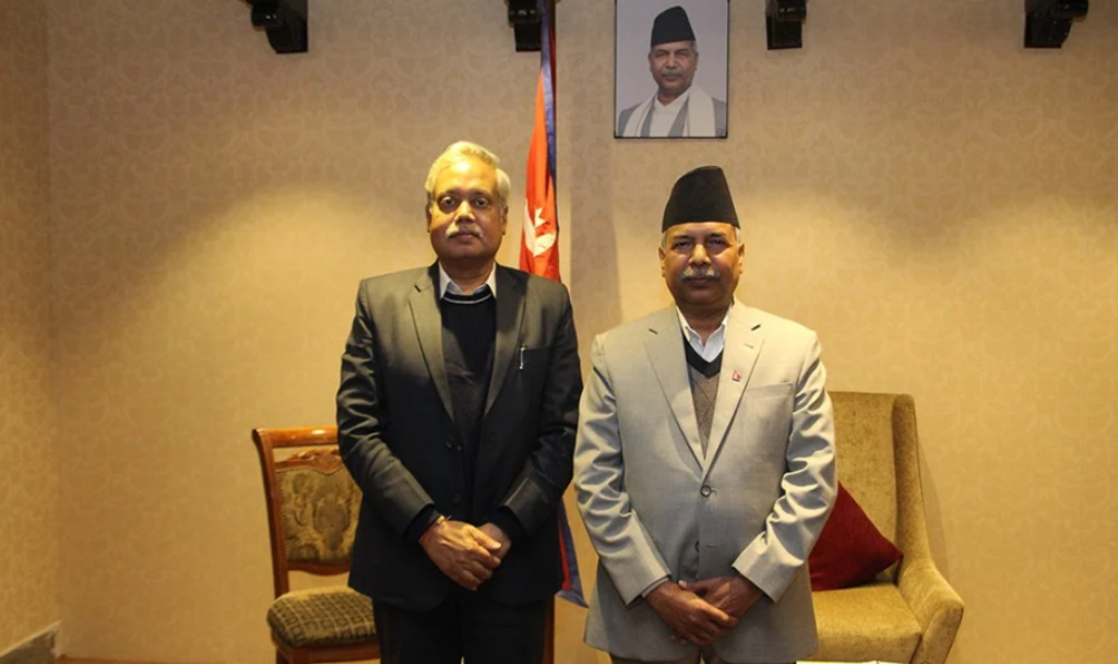 उपराष्ट्रपति यादव र भारतीय राजदूतवीच भेटवार्ता