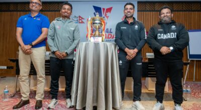 नेपालले टस जितेर क्यानडाविरुद्ध ब्याटिङ गर्दै