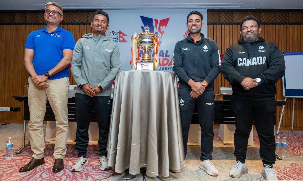 नेपालले टस जितेर क्यानडाविरुद्ध ब्याटिङ गर्दै