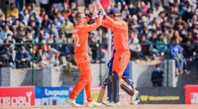 नेपाल नेदरल्यान्ड्ससँग पराजित