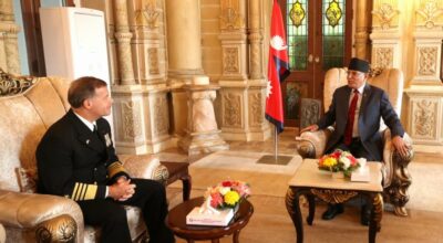 प्रधानमन्त्री प्रचण्ड र जोहन एक्विलिनो