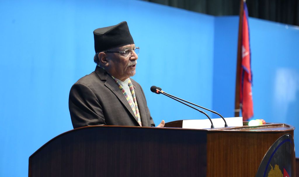 प्रधानमन्त्री प्रचण्ड संसदमा