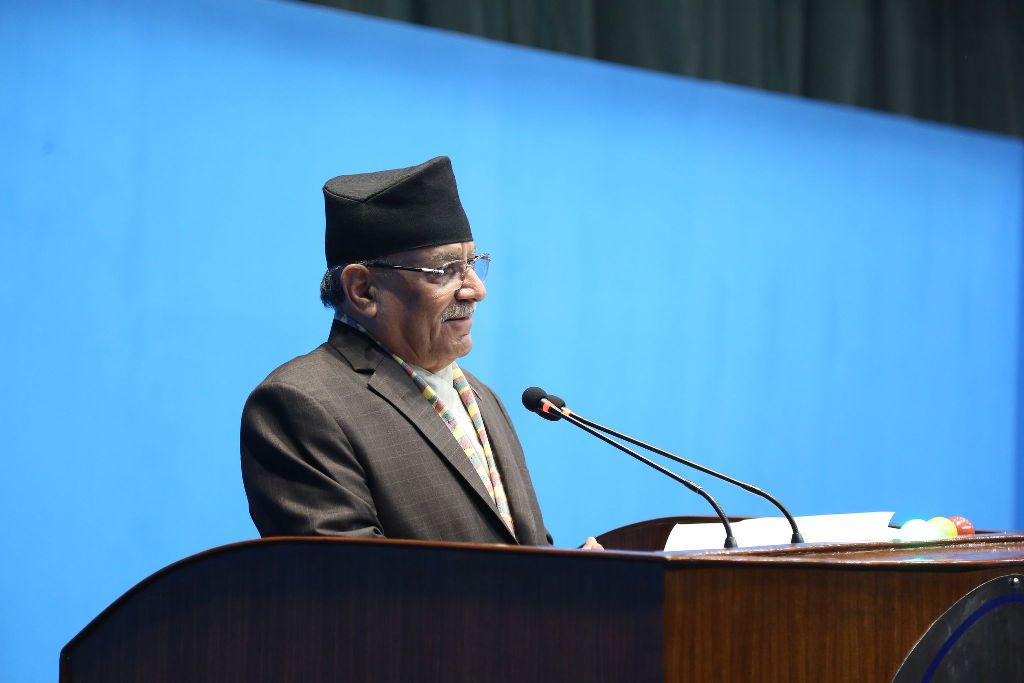 प्रधानमन्त्री प्रचण्ड संसदमा