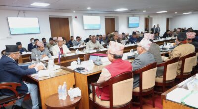 प्रधानमन्त्री प्रचण्ड मन्त्रीहरुसंग