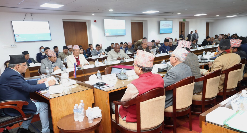 प्रधानमन्त्री प्रचण्ड मन्त्रीहरुसंग