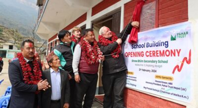 मालिकाको पन्थोकमा दशकोठे पक्की विद्यालय भवन निर्माण