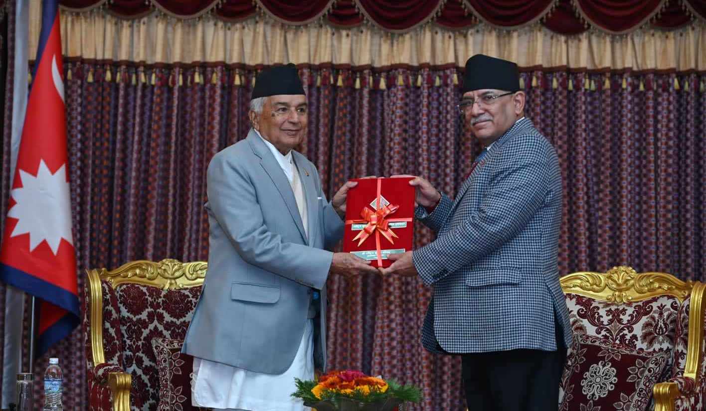 राष्ट्रपतिसमक्ष प्रधानमन्त्रीद्वारा राष्ट्रिय सुरक्षा परिषद्को वार्षिक प्रतिवेदन पेश