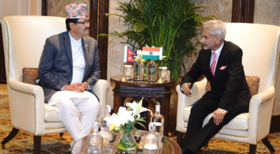 नारायणप्रकाश साउद र एस जयशङ्कर