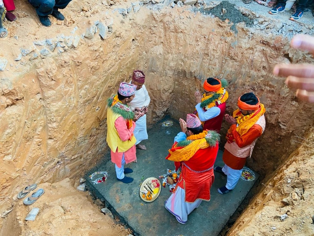 सिन्धुपाल्चोकको पाल्चोकमा ६ हजार किलोको घण्ट बन्ने