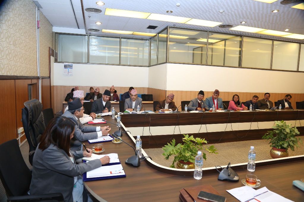 कार्यव्यवस्था परामर्श समितिको बैठक