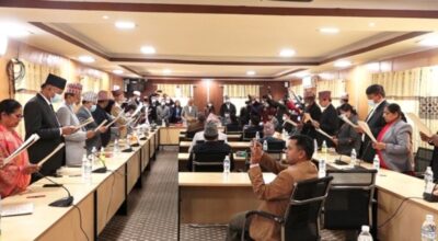 राष्ट्रियसभाका नवनिर्वाचित १९ जना सदस्यले लिए सपथ
