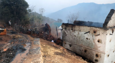 भोजपुरमा आगलागीमा परी तीन बालबालिकाको मृत्यु
